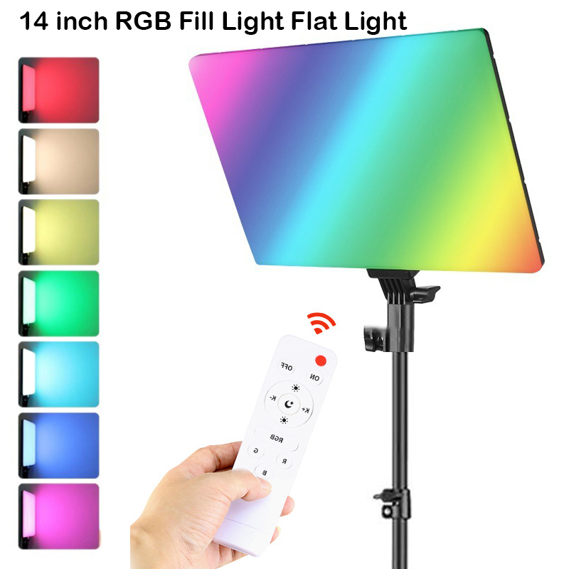 Led Light Panel Stream - RGB 14 ''LED lumière vidéo télécommande