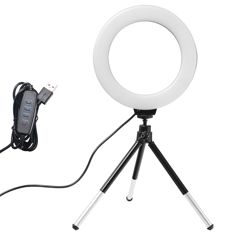 Webcam Ring Light - Anneau lumineux Led avec trépied de
