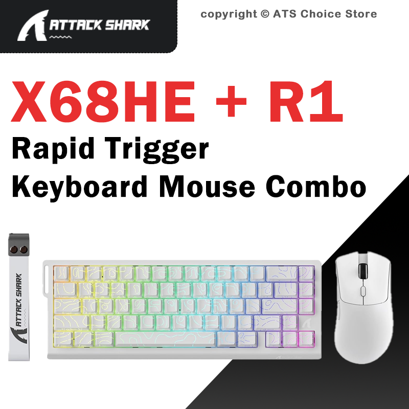Esports Gaming Uk - Clavier magnétique ATTACK SHARK X68 HE