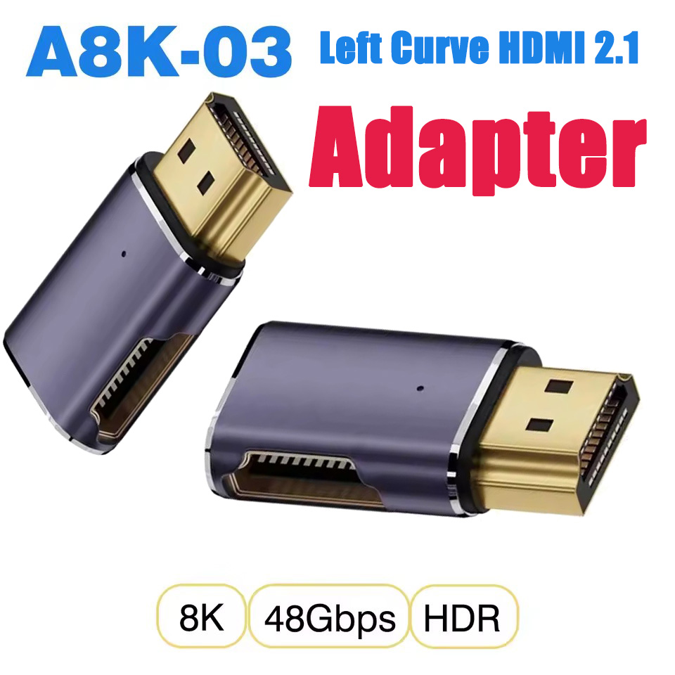 Gaming Speaker 2.1 - Adaptateur HDMI 2.1 à angle gauche