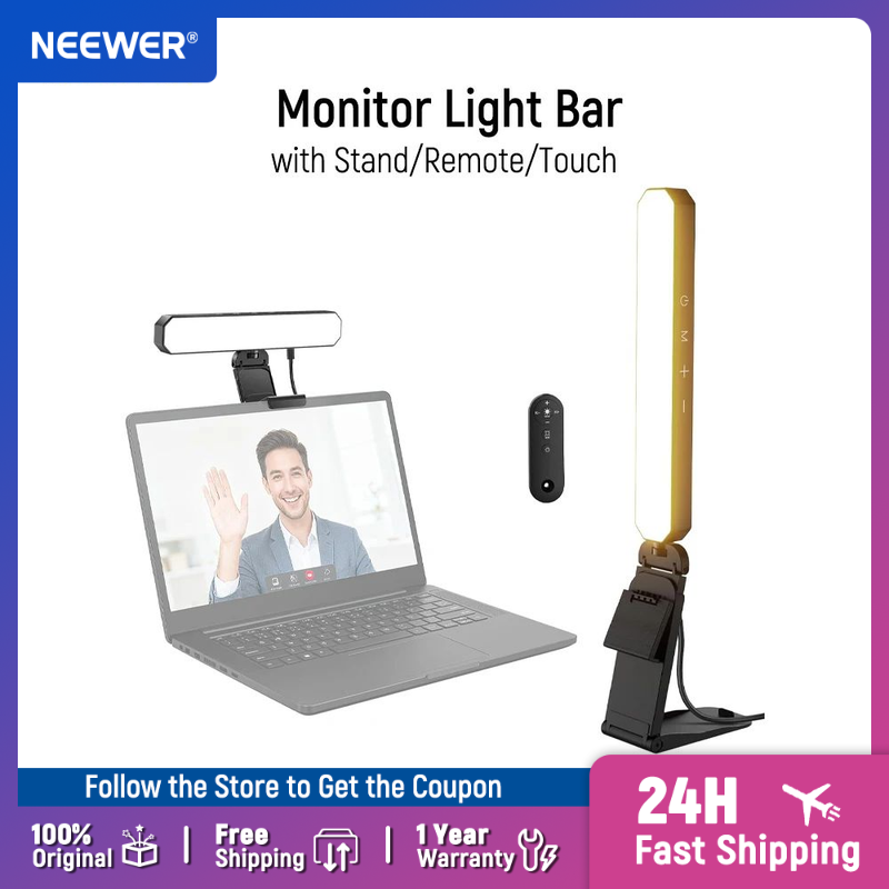 Webcam Ring Light - NEEWER Basics barre lumineuse pour moniteur