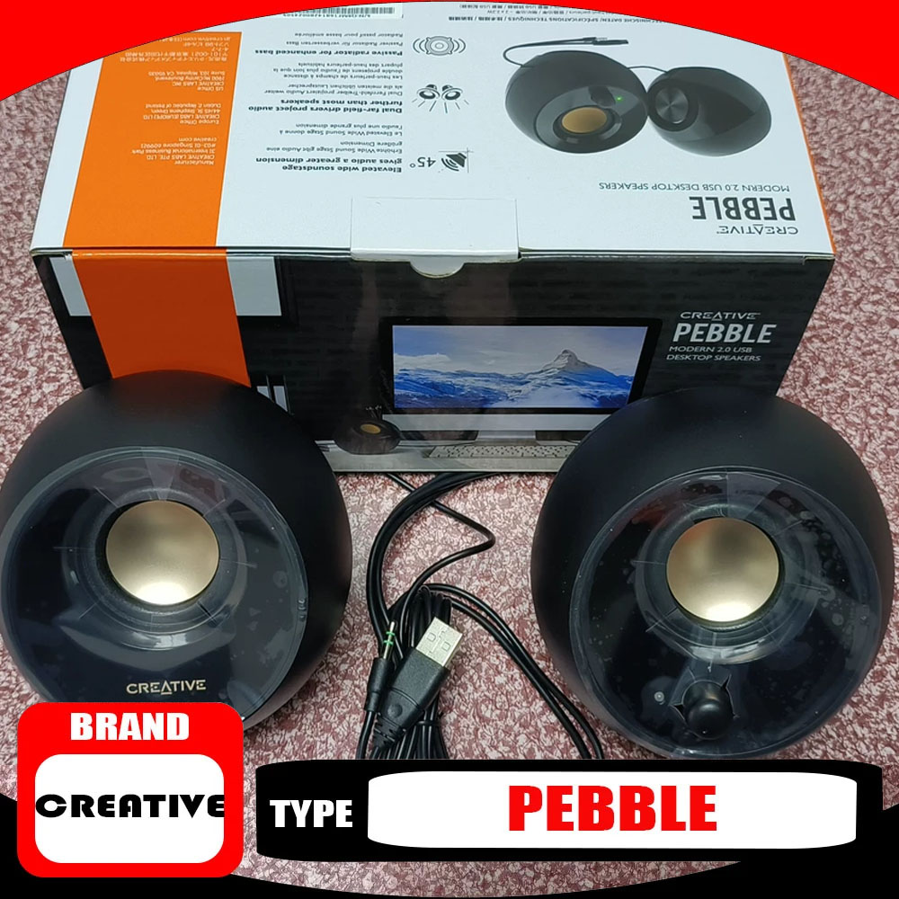 Mini-enceinte Creative Pebble  - Gaming Speaker 2.1 avis et prix