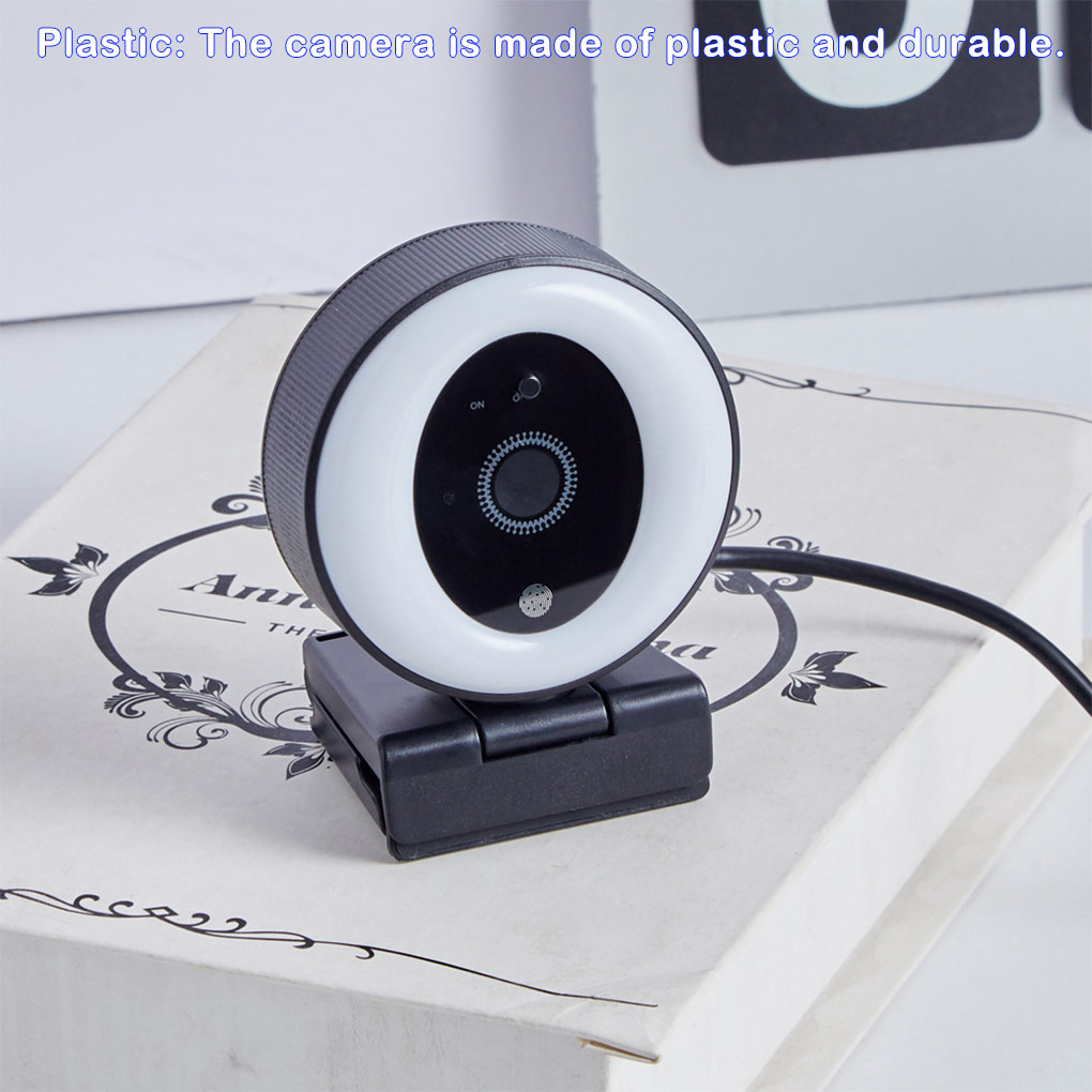 Caméra de diffusion en direct  - Webcam Ring Light avis et prix