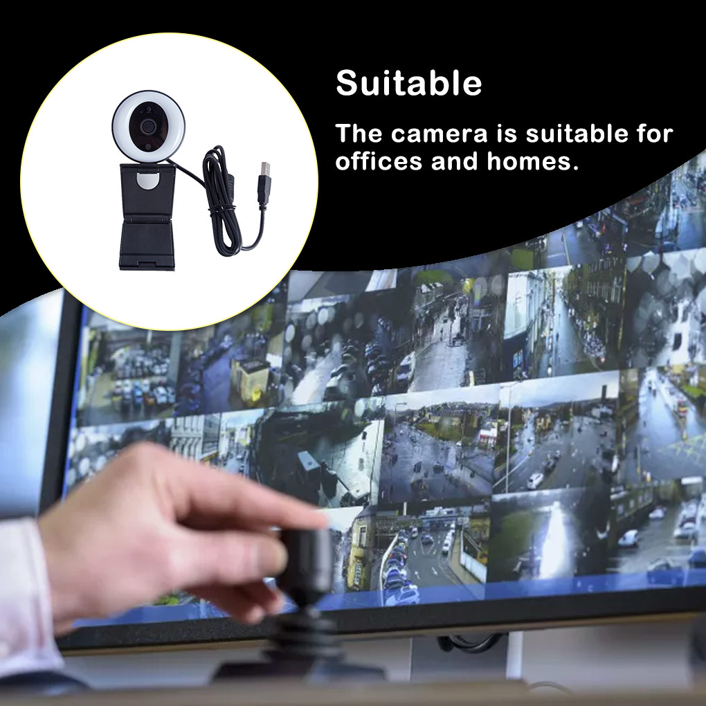 Caméra de diffusion en direct  - Webcam Ring Light avis et prix