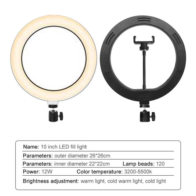 Anneau lumineux LED circulaire - Webcam Ring Light avis et prix