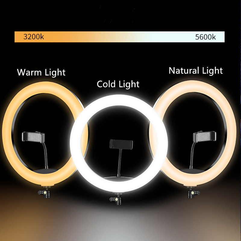 Mini lampe à anneau LED de 6 p - Webcam Ring Light avis et prix