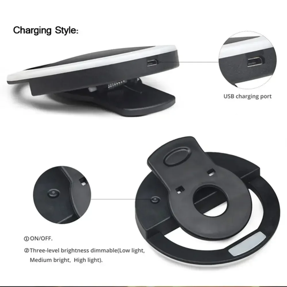 Anneau lumineux LED pour Selfi - Webcam Ring Light avis et prix