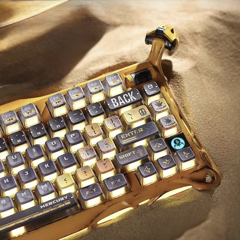 Clavier mécanique jaune Gravit - Esports Gaming Uk avis et prix