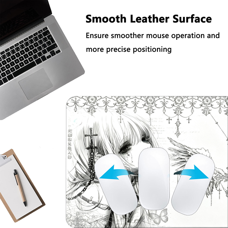 Tapis de souris en cuir noir e - Esports Gaming Mousepad avis et prix