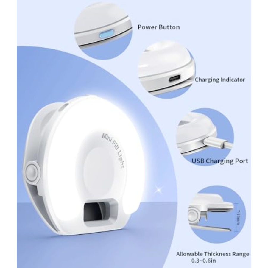 Anneau lumineux portable pour  - Webcam Ring Light avis et prix