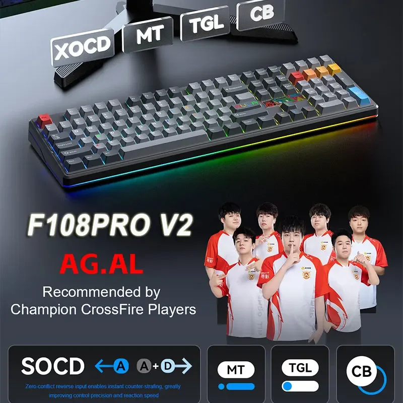 Clavier mécanique AULA F108 Pr - Esports Gaming Uk avis et prix