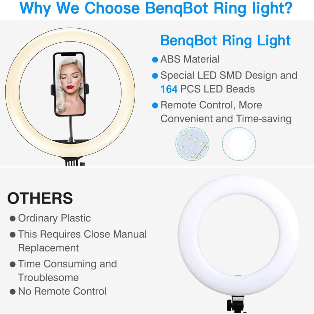 26 33CM lumières vidéo lumière - Webcam Ring Light avis et prix