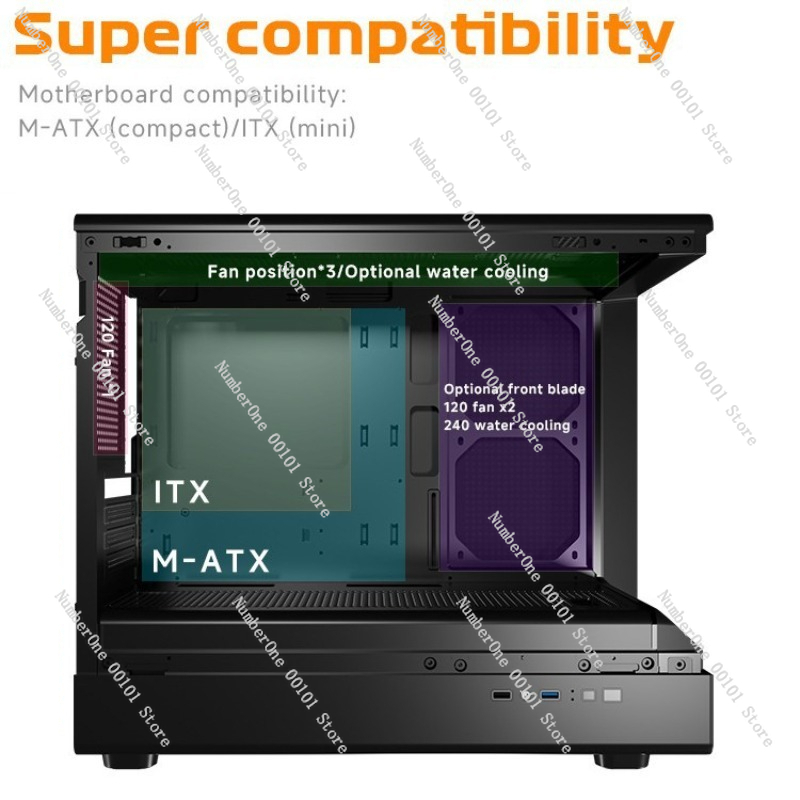 Boîtier PC Gaming Panoramique  - Esports Gaming Pc Build avis et prix
