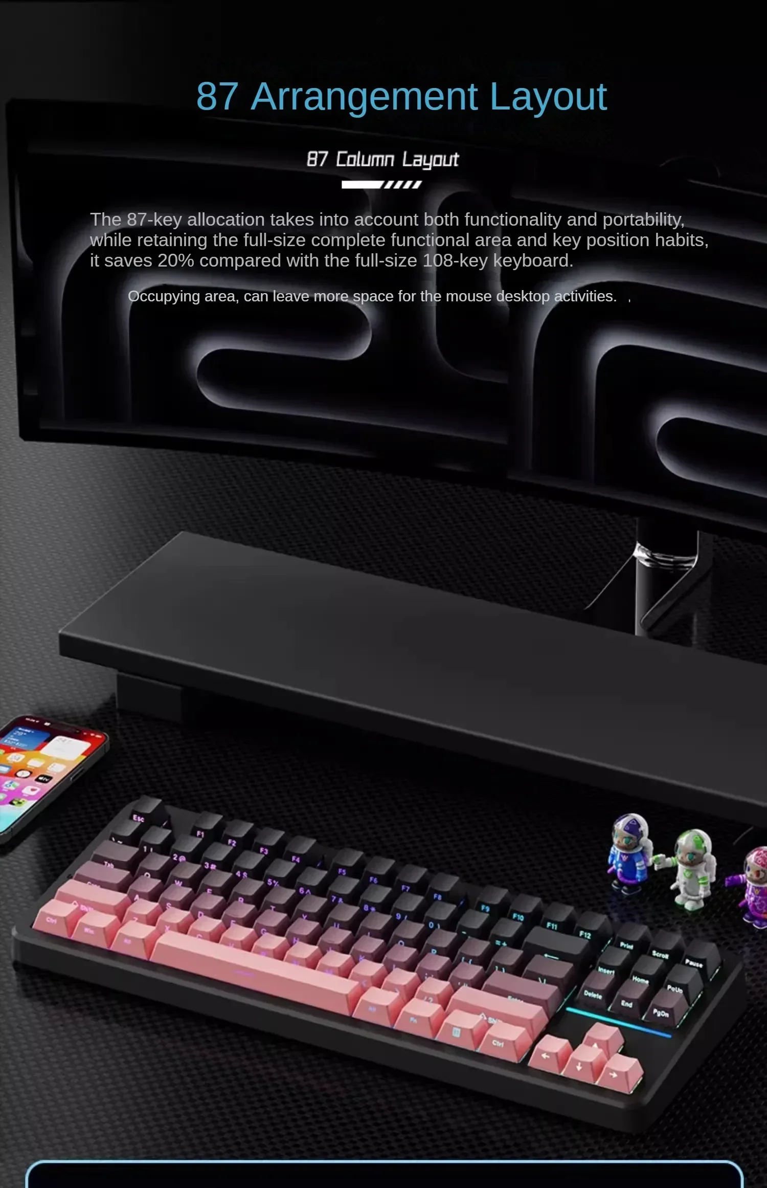 EWEADN-Drapeau mécanique X87 S - Esports Gaming Uk avis et prix
